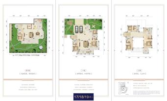 熠通公馆17、18、19栋独栋别墅户型图