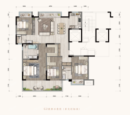 建发五象印月G2户型161㎡