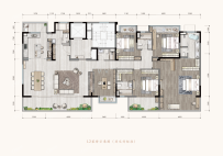 建发五象印月L2户型286㎡