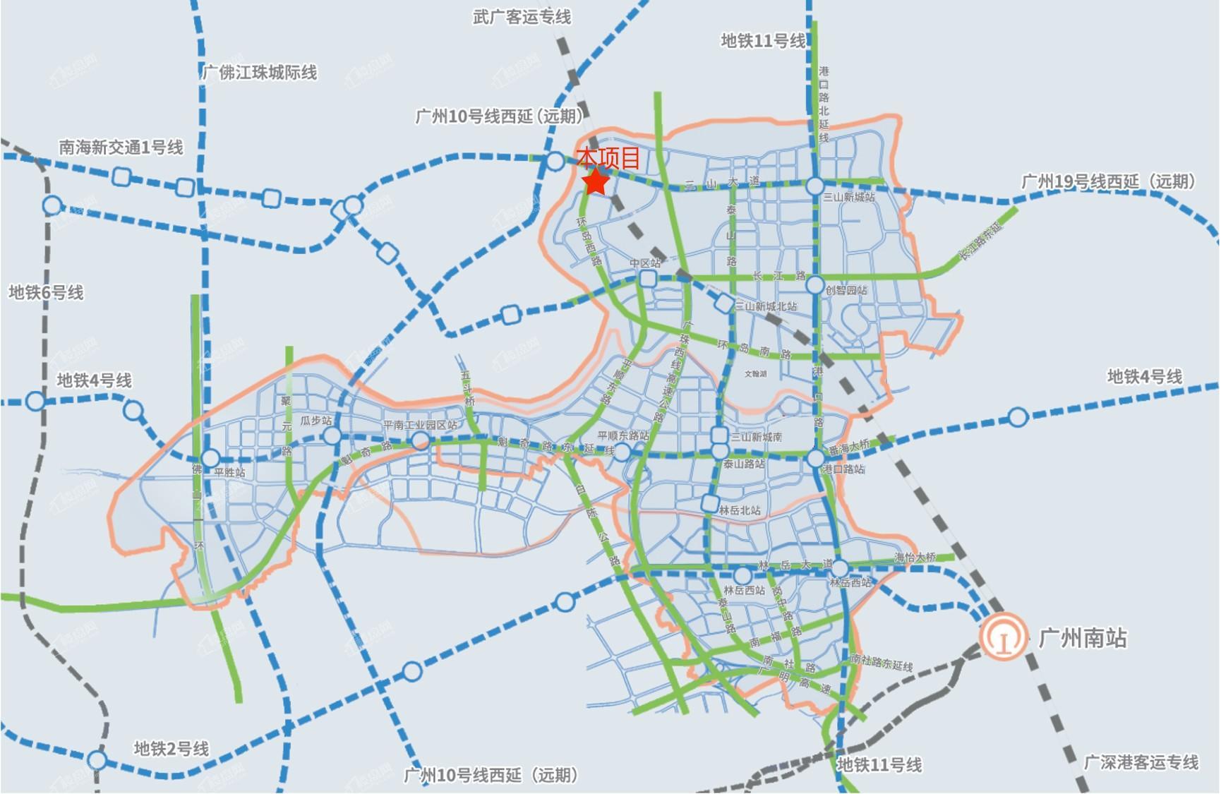 交通线网图
