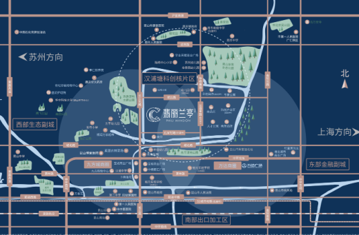 翡丽兰亭花园位置图