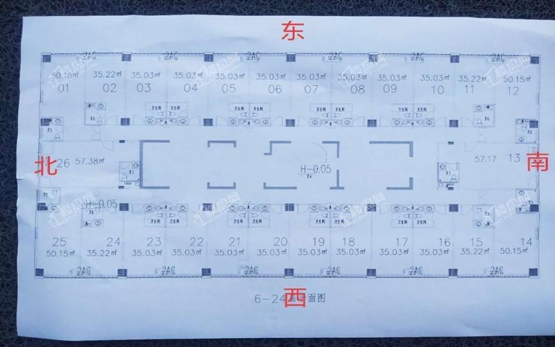 公寓户型平面分布图