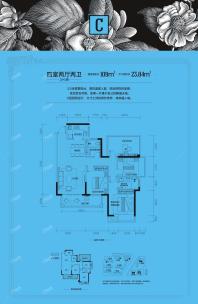 阿尔卑斯1-3、9-11#楼109㎡C户型