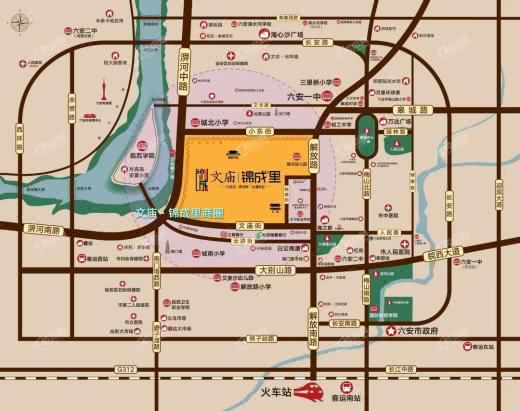 文庙锦城里位置图