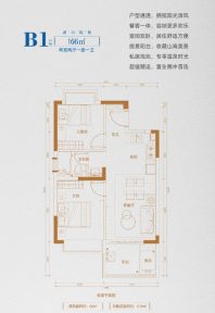 溪山院墅（B1）66㎡户型图