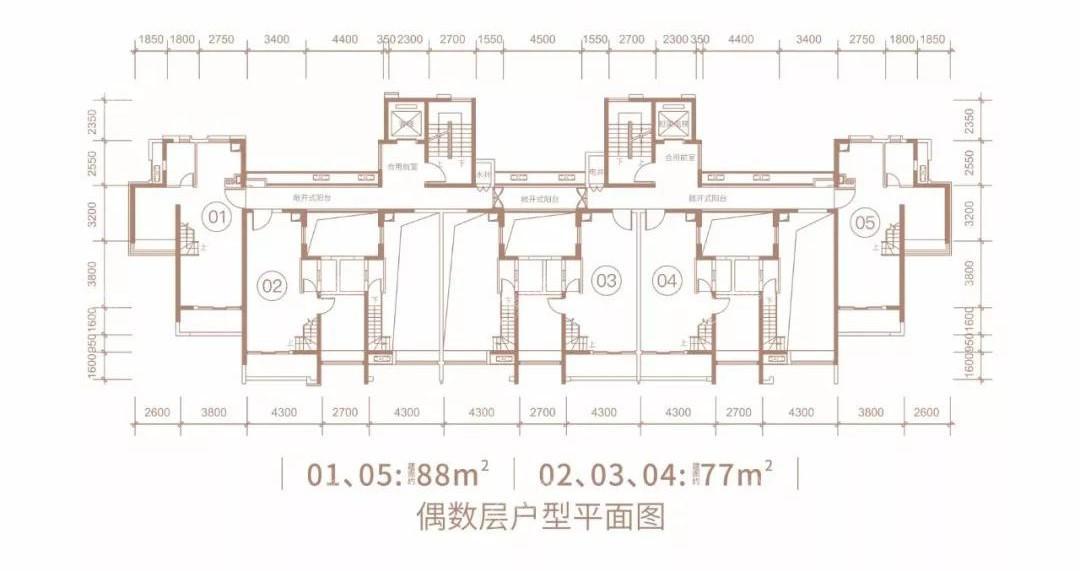 77-88m²