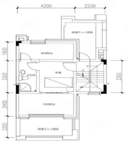 20#2-5号房上叠， 叠加别墅， 建筑面积约163.00平米