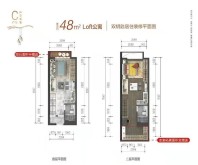 碧桂园时代城loft公寓C户型