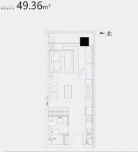 1室1厅1卫49平