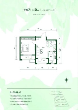 XB2户型56平