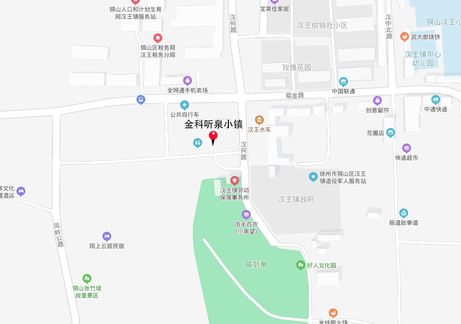 汉王听泉小镇位置图
