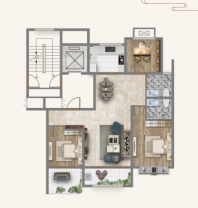 C5建筑面积约116m2三室两厅两卫.png