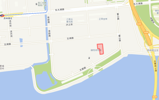 太湖新城园街位置图