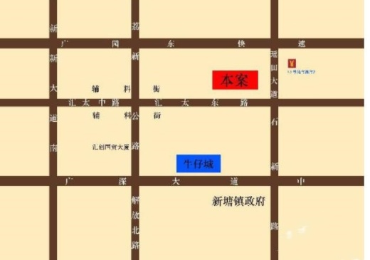 富雅都市华庭位置图