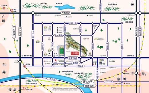 碧桂园盛世名门位置图