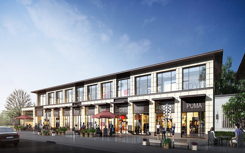 沿街商业透视图4