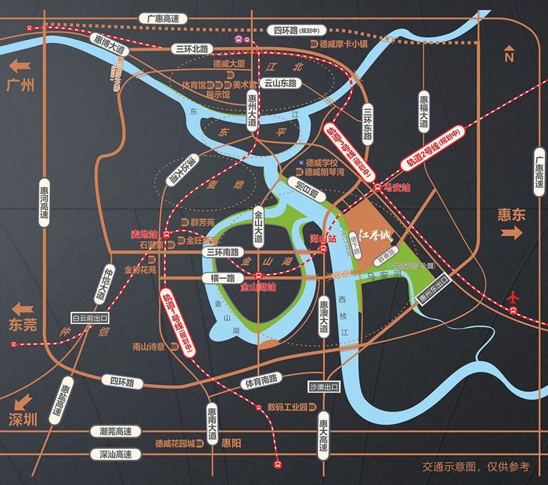 德威江誉城位置图