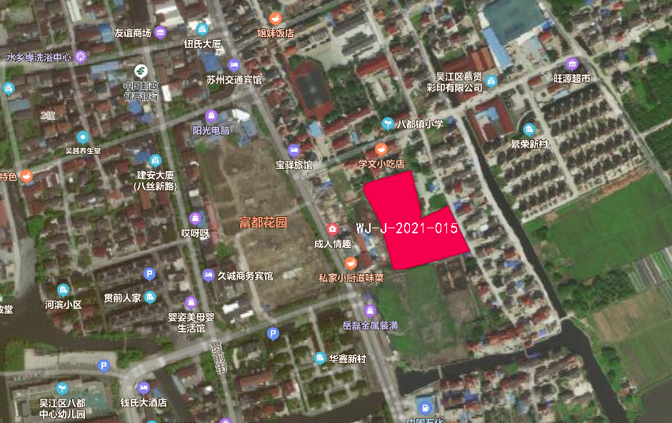 吴江WJ-J-2021-015号地块项目位置图