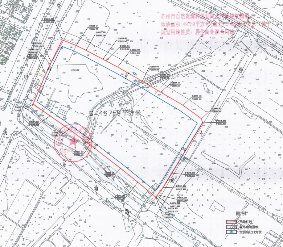 苏地2021-WG-2号地块红线图