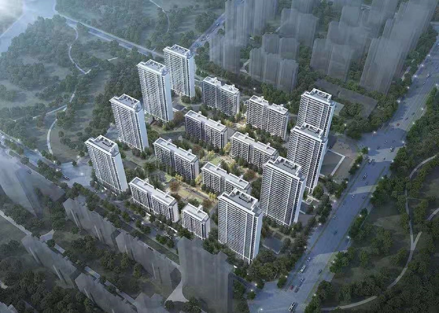 晶曜上东总建面约19万方，规划有高层、小高层、洋房等三种住宅业态