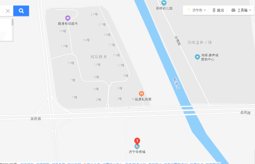 华侨城·运河1283·纯水岸位置图