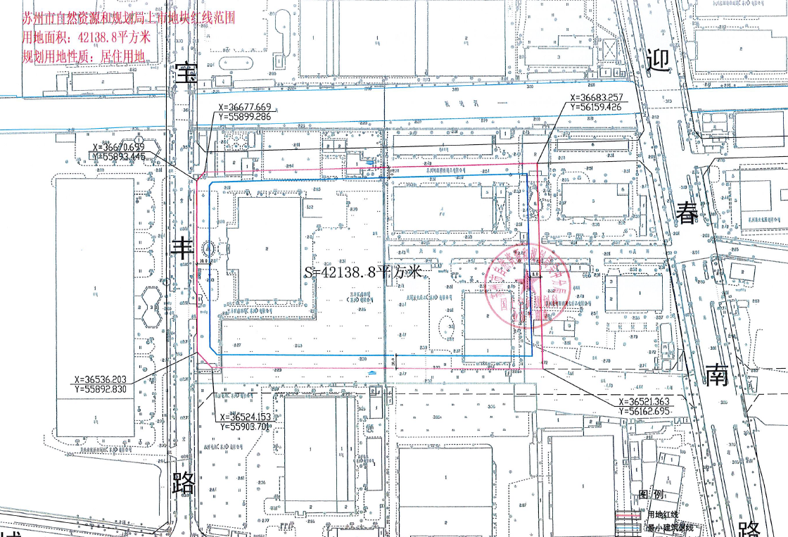 苏地2020-WG-52号地块红线图