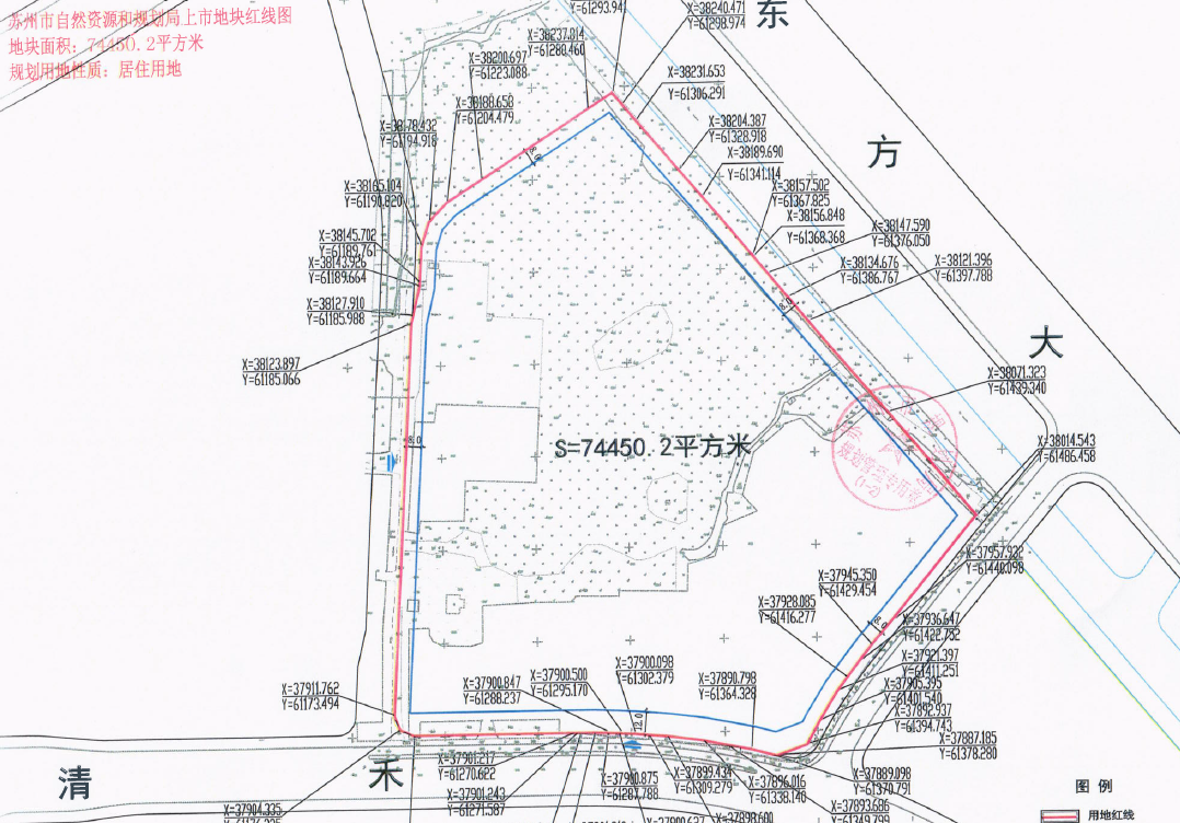 苏地2020-WG-2号地块红线图
