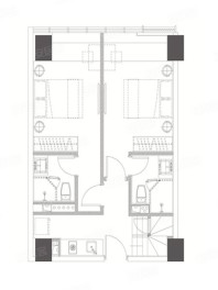 I1户型 建筑面积：约45m²