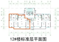 苏地2021-WG-31号地块项目 #12幢 标准层 户型设计