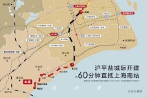 滨海蓝湾交通线路图