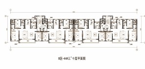 春和万象雅苑 双拼平面图