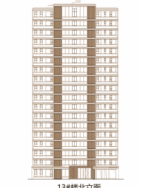 泊印澜庭 #13楼北立面
