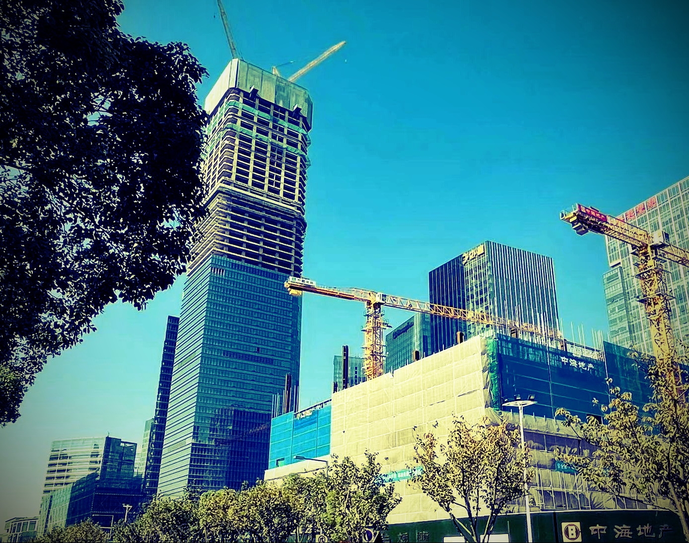 嘉瑞大厦（中海思安街超高层项目） 项目进度实拍 2021年11月
