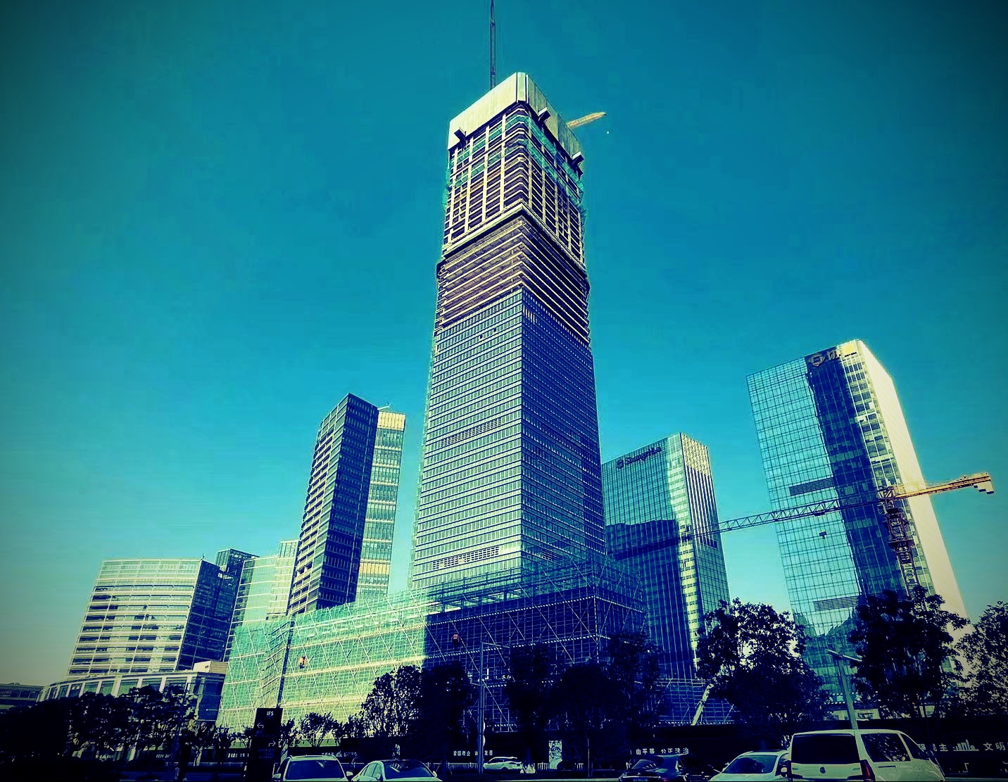 嘉瑞大厦（中海思安街超高层项目） 项目进度实拍 2021年11月