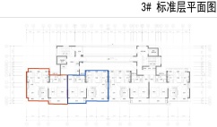 苏地2021-WG-41号地块项目 高层南侧外立面效果图 #3幢户型设计