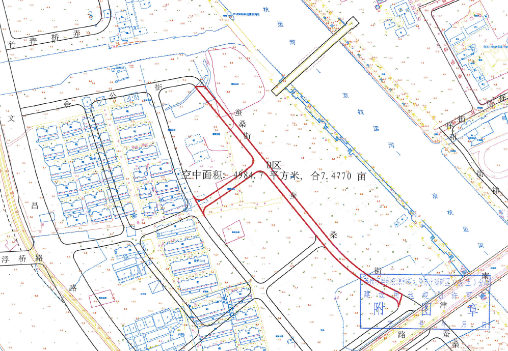 苏地2021-WG-85号地块 D区空域部分 红线图