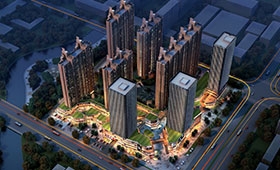 邯郸旺角商业广场高清图