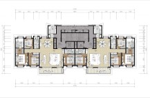 长江华府建筑面积约210㎡户型图