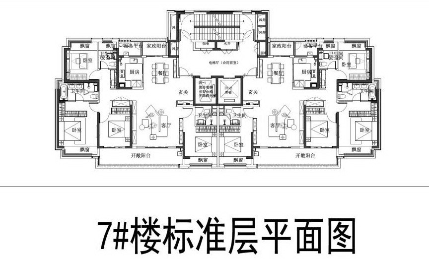 苏地2021-WG-24号地块A区 #7幢户型设计图