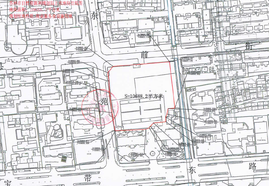 苏地2021-WG-88号地块红线图
