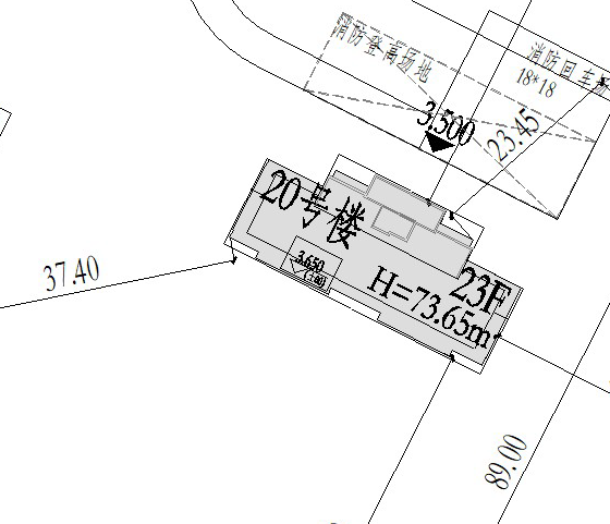 苏地2021-WG-76号地块 20号楼：23层，高73.65米