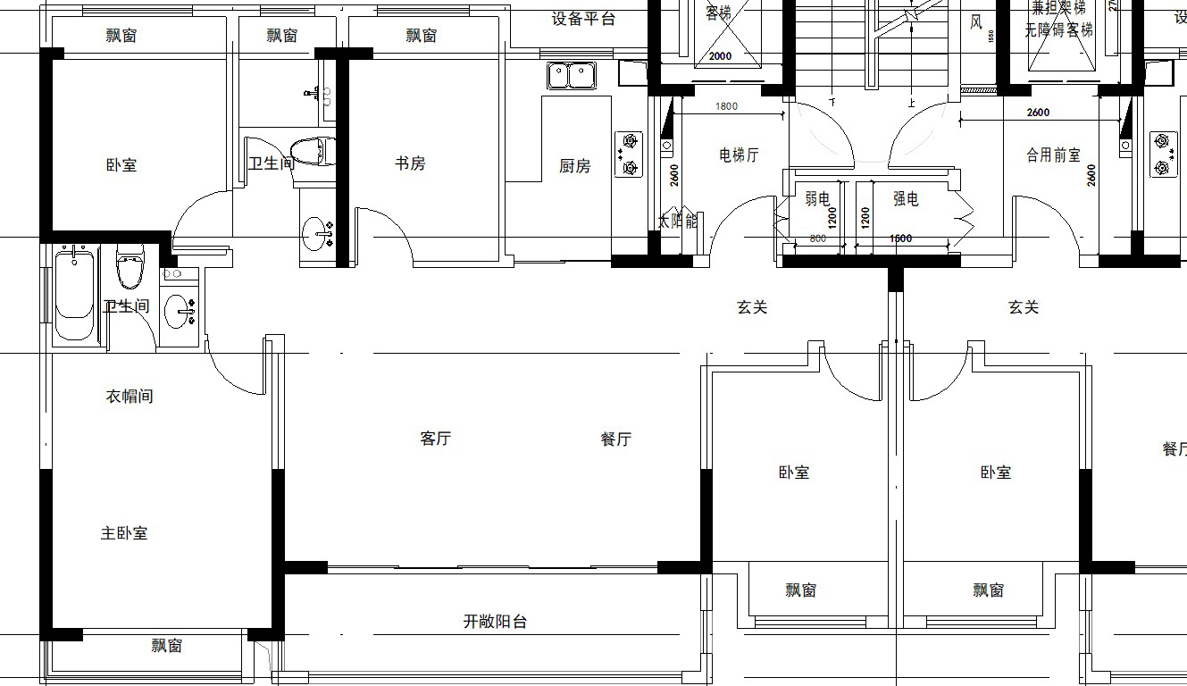 苏地2021-WG-78号地块住宅部分 #4幢小高层户型设计