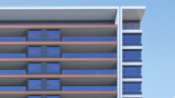 苏地2021-WG-76号地块 #11幢17层小高层住宅 局部细节展示5