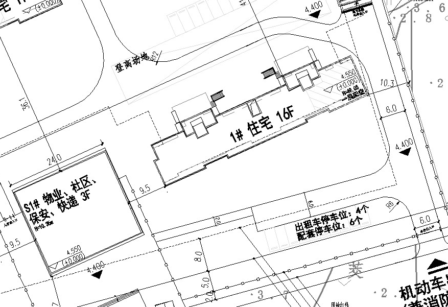 苏地2021-WG-78号地块住宅部分 #1幢：16层，高49.05米（一层东端架空）
