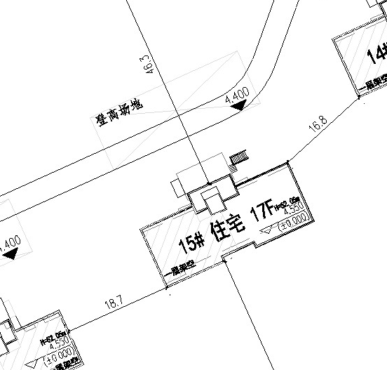 苏地2021-WG-78号地块住宅部分 #15幢：17层，高52.05米（一层西端架空）