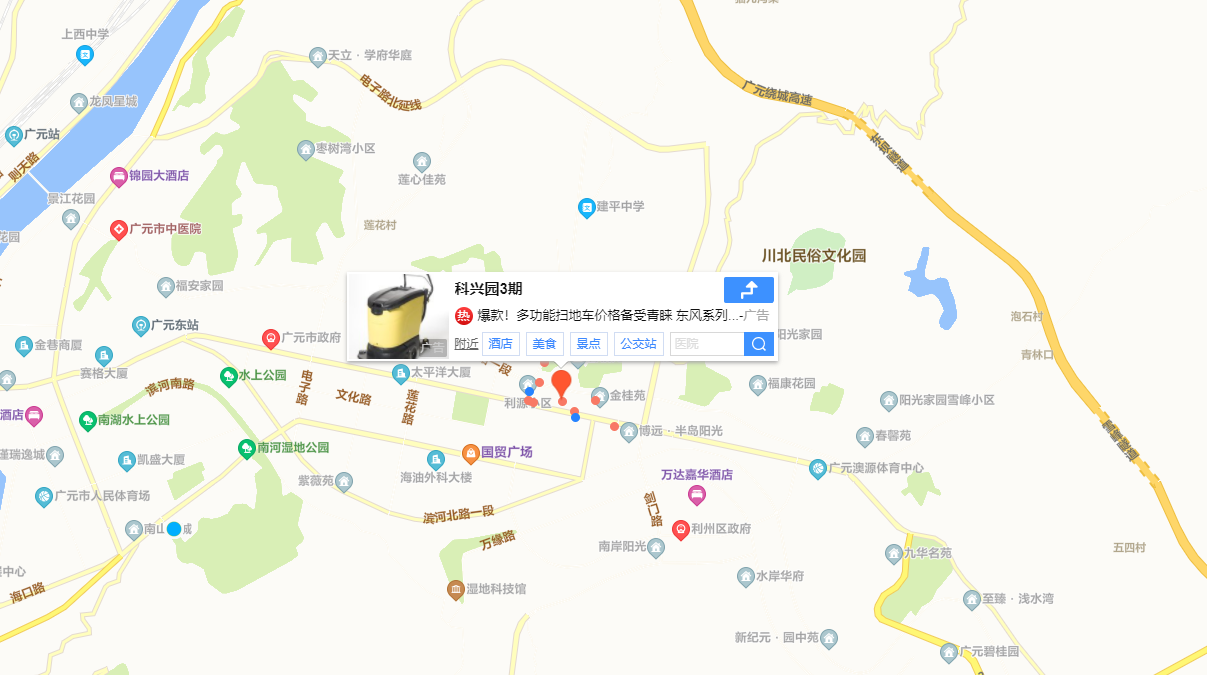 科兴园三期频福宇华荣城位置图
