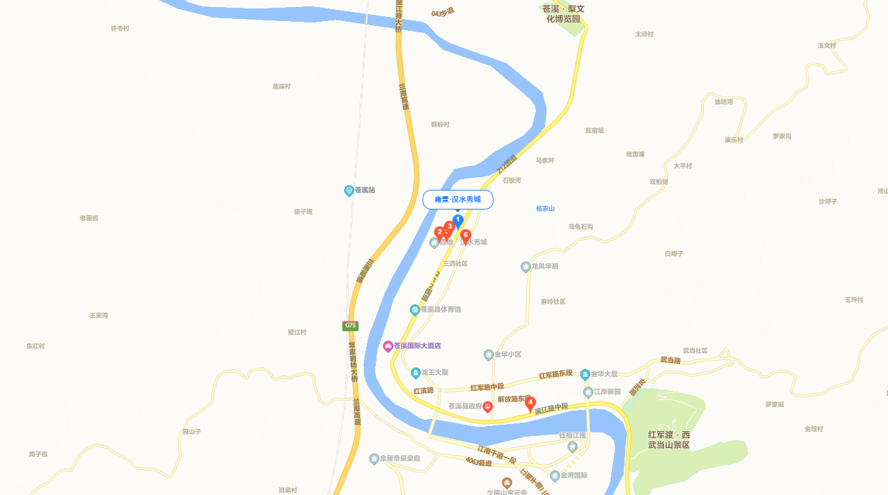 汉水秀城位置图