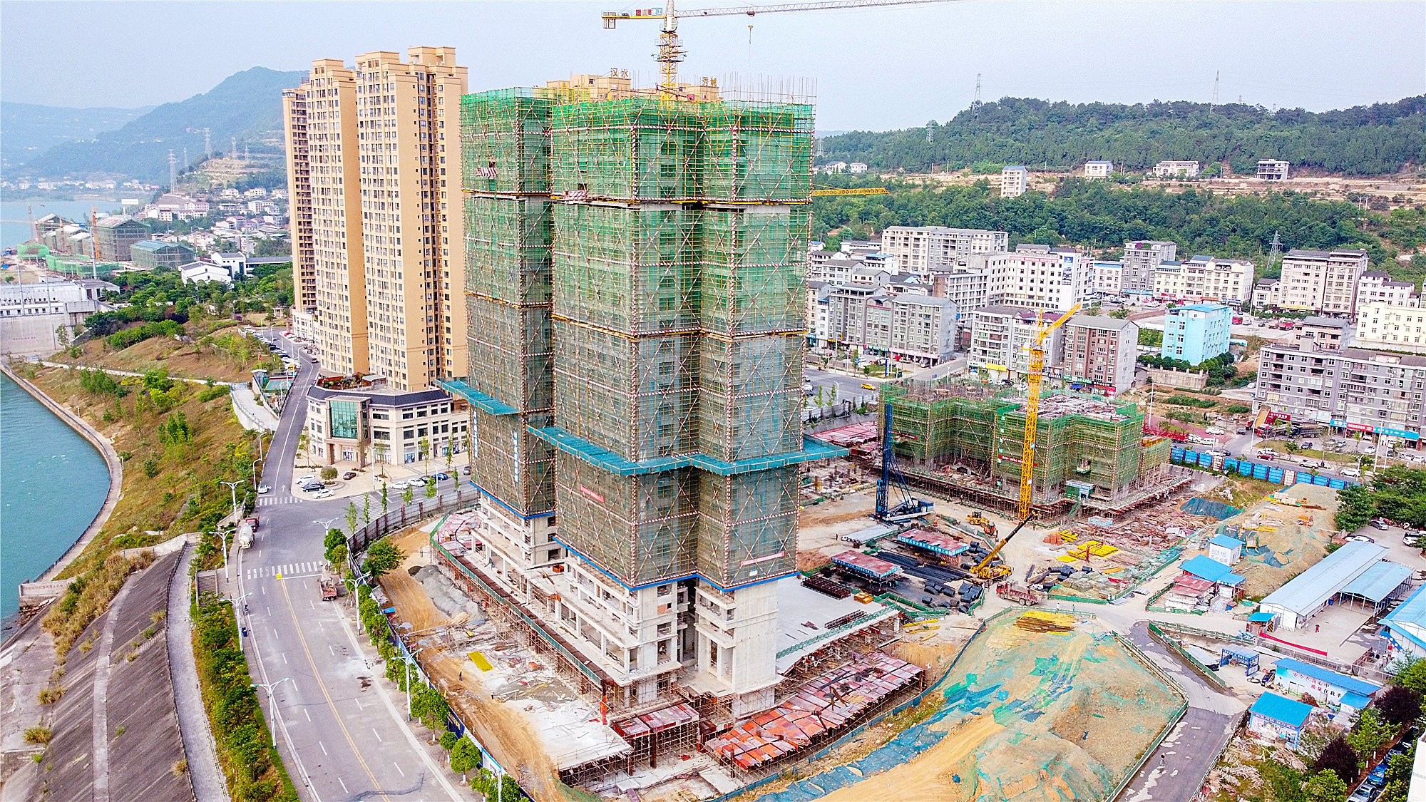 汉水秀城2期建设实景图