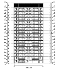 苏地2021-WG-74号地块D区 #5幢住宅楼 南侧外立面图
