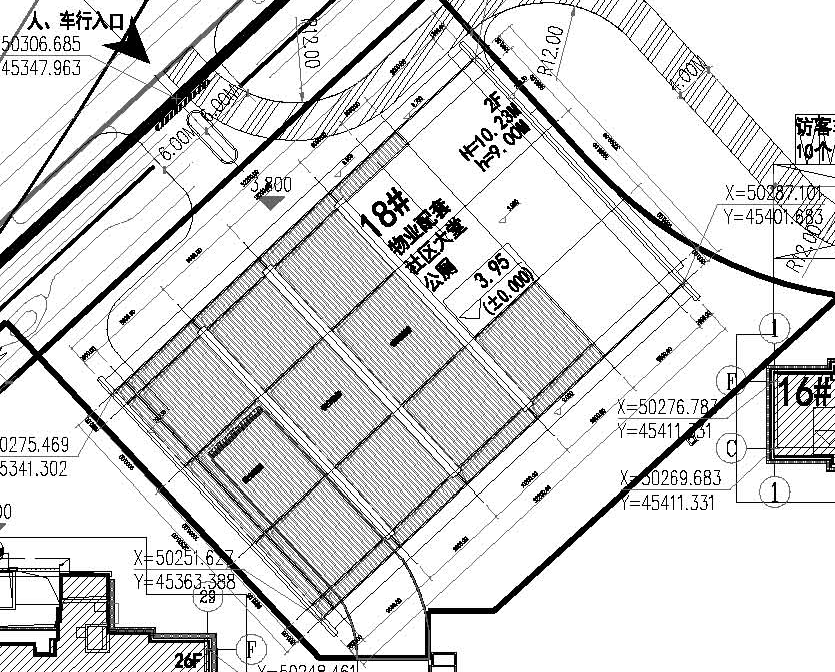 苏地2021-WG-75号地块D区 #18幢：2F配套用房，高10.23米，（含物业、大堂、公厕）